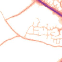 Daytime road noise heatmap for WR9 7UF