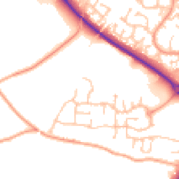 Daytime road noise heatmap for WR9 7UP
