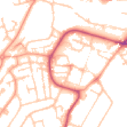 Daytime road noise heatmap for WR9 8QS
