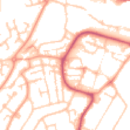 Daytime road noise heatmap for WR9 8QX