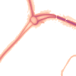 Night-time road noise heatmap for WR9 9AR