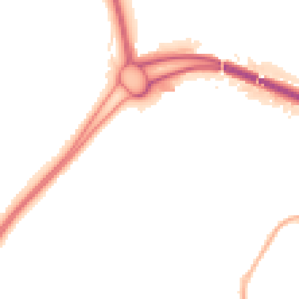 Night-time road noise heatmap for WR9 9AR