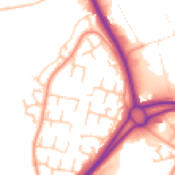 Daytime road noise heatmap for WR9 9HH