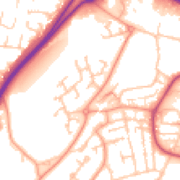 Daytime road noise heatmap for WR9 9LB