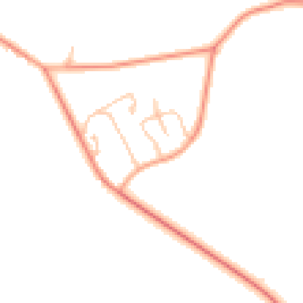 Daytime road noise heatmap for WS12 0QB