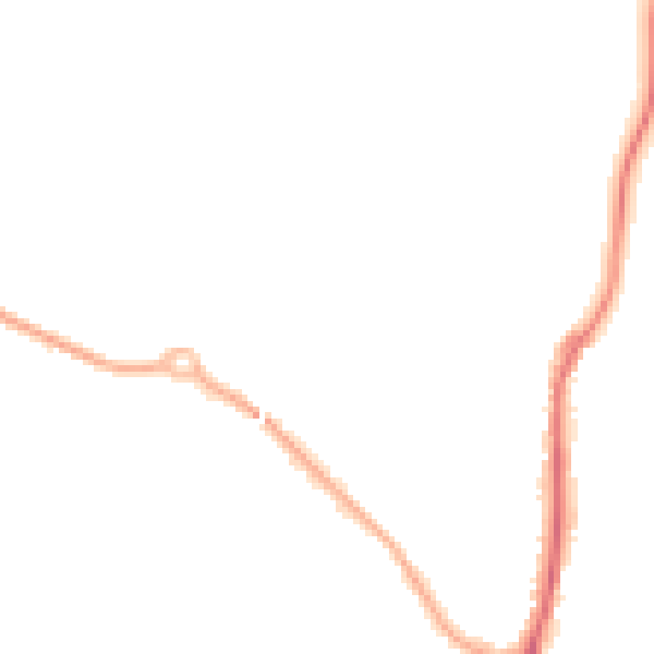 Night-time road noise heatmap for WS12 1BX