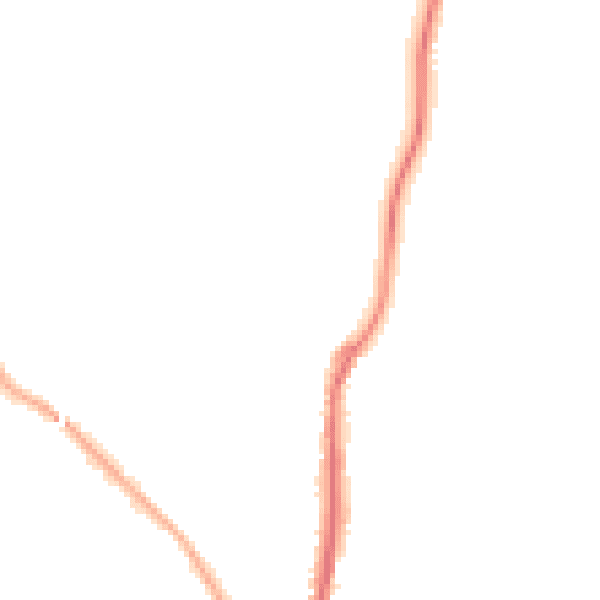 Night-time road noise heatmap for WS12 1DF