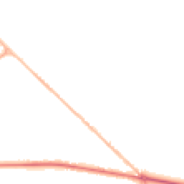 Night-time road noise heatmap for WS12 2SN