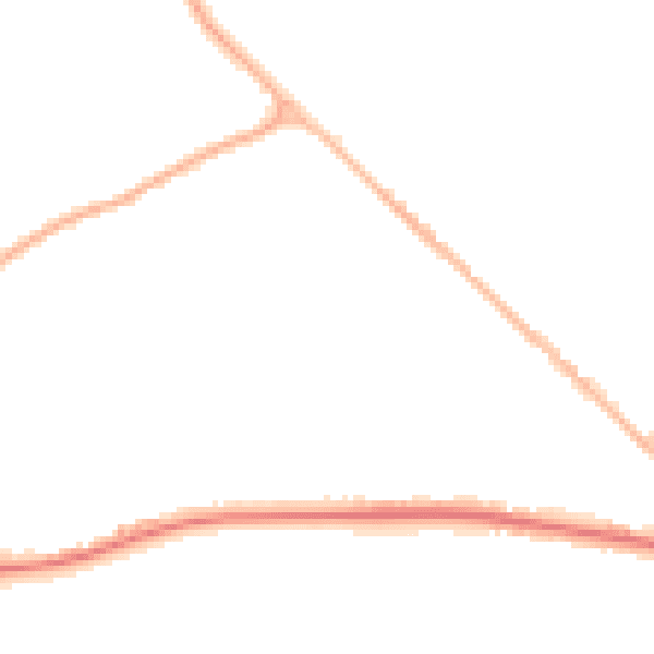 Night-time road noise heatmap for WS12 3TL