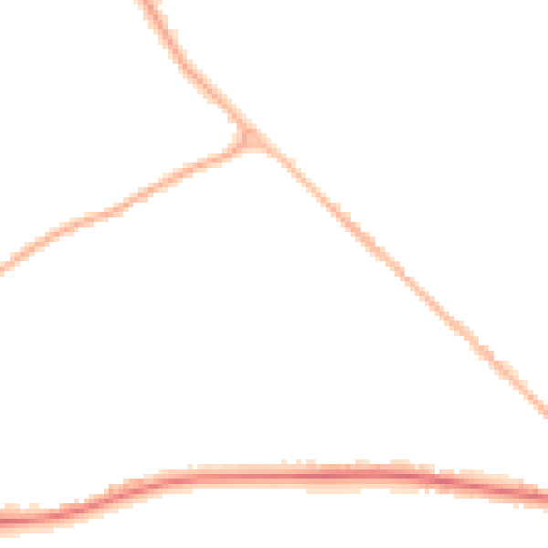 Night-time road noise heatmap for WS12 3TZ