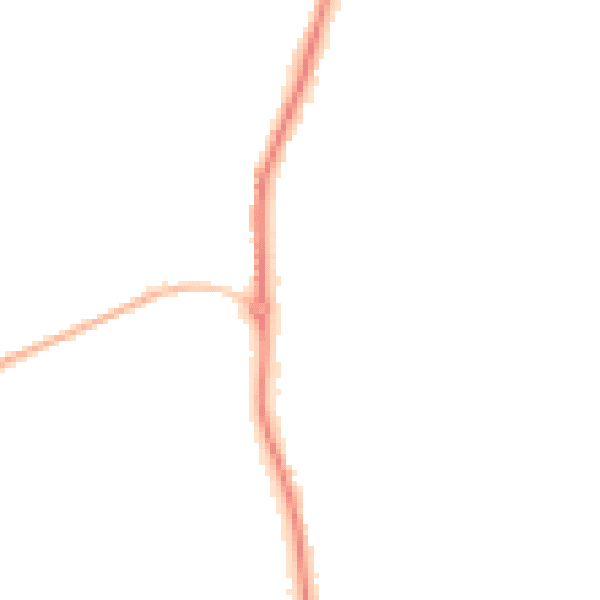 Night-time road noise heatmap for WS12 4PA