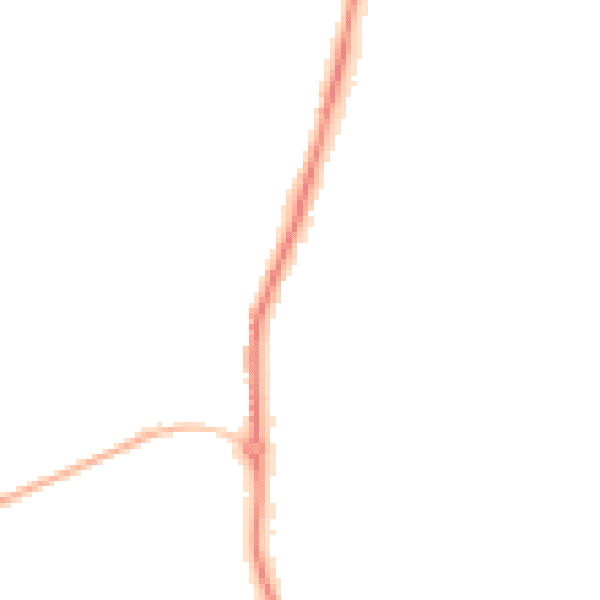 Night-time road noise heatmap for WS12 4PQ