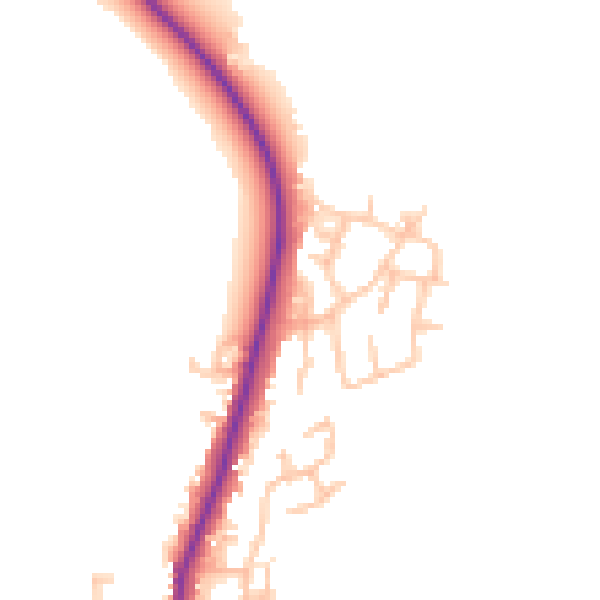 Daytime road noise heatmap for WS12 4QD