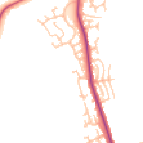 Daytime road noise heatmap for WS12 4QU