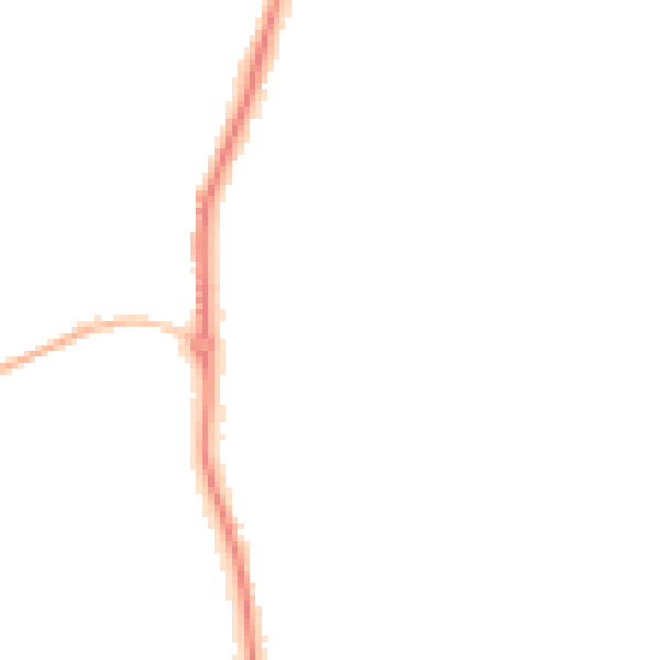 Night-time road noise heatmap for WS12 4TQ