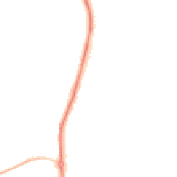 Night-time road noise heatmap for WS12 4TW