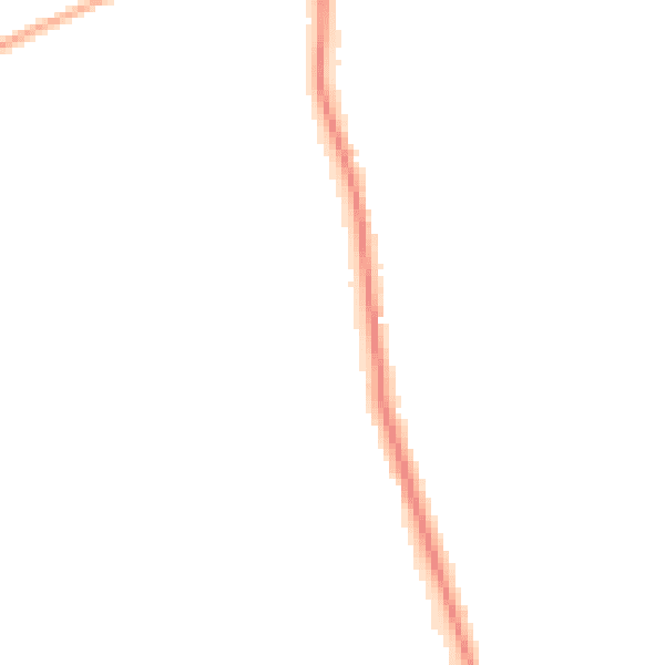 Night-time road noise heatmap for WS12 4UB