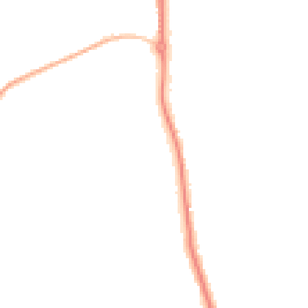 Night-time road noise heatmap for WS12 4UD