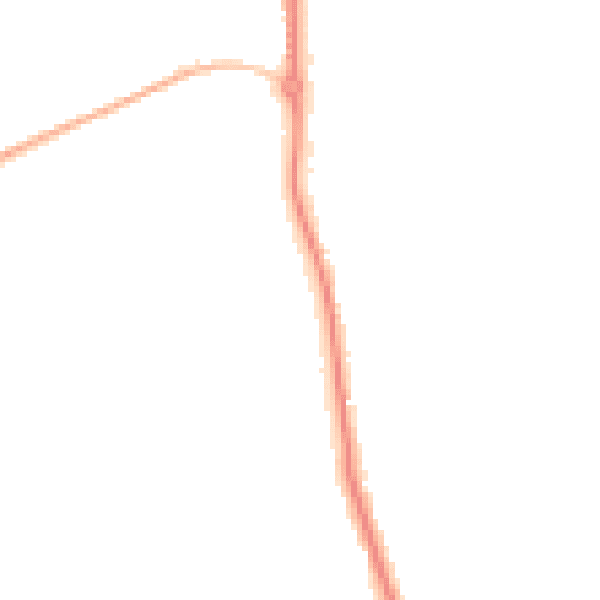 Night-time road noise heatmap for WS12 4UE