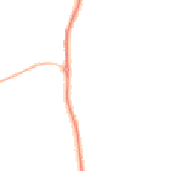 Night-time road noise heatmap for WS12 4UJ