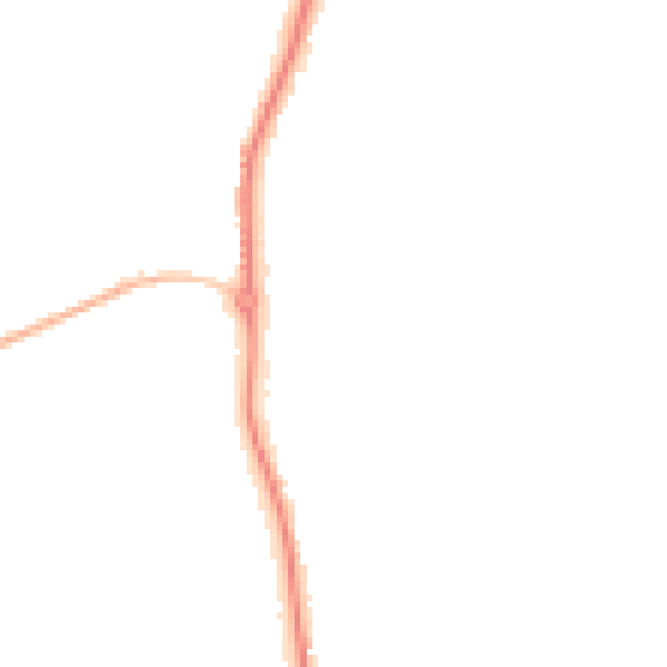 Night-time road noise heatmap for WS12 4UL