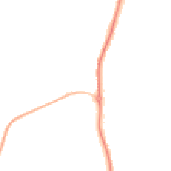 Night-time road noise heatmap for WS12 4WA