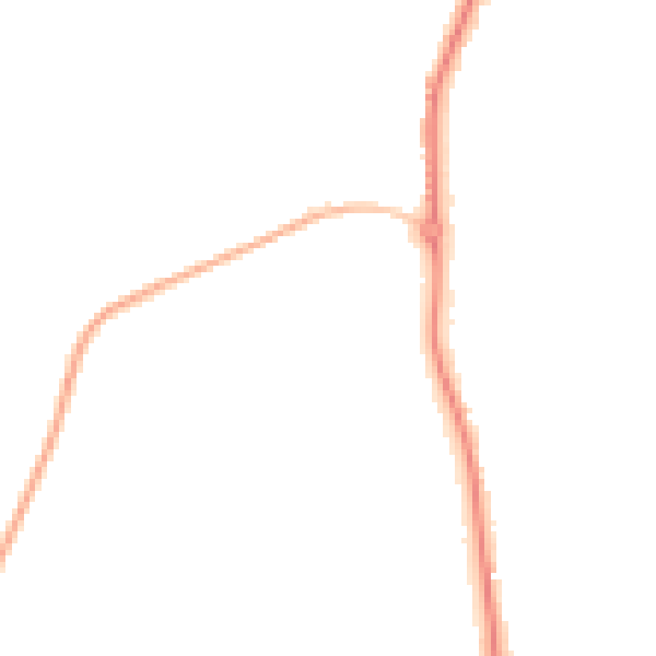 Night-time road noise heatmap for WS12 4WB