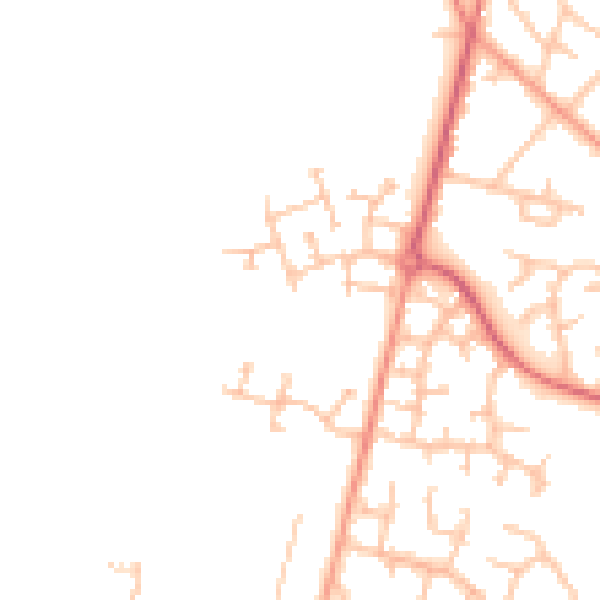 Daytime road noise heatmap for WS12 4WJ