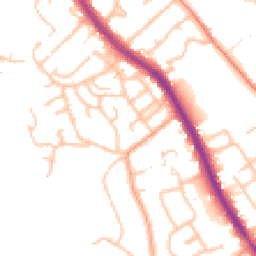 Daytime road noise heatmap for WS15 1AE