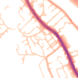 Daytime road noise heatmap for WS15 1AL