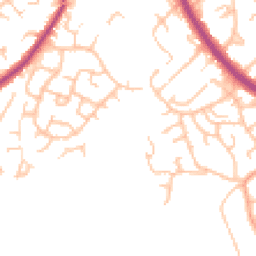 Daytime road noise heatmap for WS15 1BD