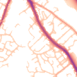 Daytime road noise heatmap for WS15 1BS