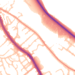 Daytime road noise heatmap for WS15 1BY