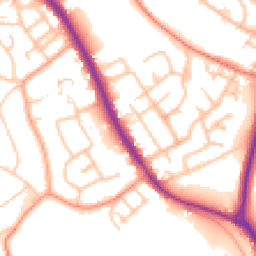 Daytime road noise heatmap for WS15 1DX
