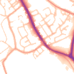 Daytime road noise heatmap for WS15 1DZ