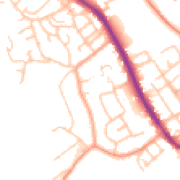 Daytime road noise heatmap for WS15 1EL