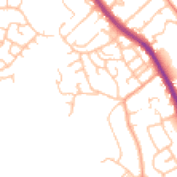 Daytime road noise heatmap for WS15 1GS