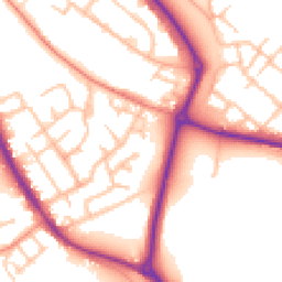 Daytime road noise heatmap for WS15 1GU