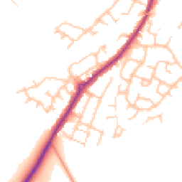 Daytime road noise heatmap for WS15 1LG