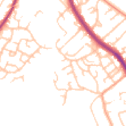 Daytime road noise heatmap for WS15 1RU