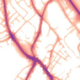 Daytime road noise heatmap for WS15 2BJ