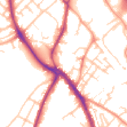 Daytime road noise heatmap for WS15 2DP