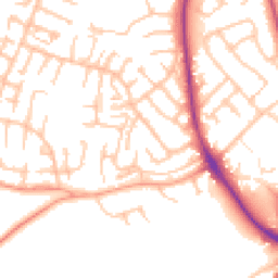 Daytime road noise heatmap for WS15 2SB