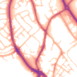 Daytime road noise heatmap for WS15 2WH