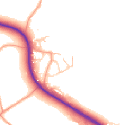 Daytime road noise heatmap for WS15 4PQ