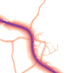 Daytime road noise heatmap for WS15 4PW