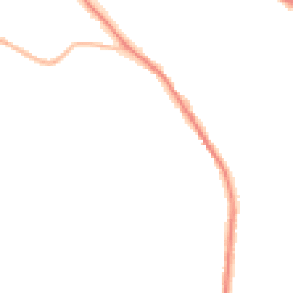 Night-time road noise heatmap for WS6 6BN