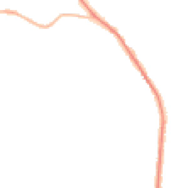 Night-time road noise heatmap for WS6 6BS