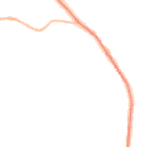 Night-time road noise heatmap for WS6 6BT