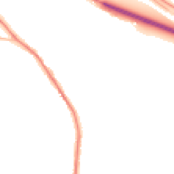 Night-time road noise heatmap for WS6 6NN